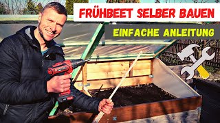 FRÜHBEETAUFSATZ für Hochbeet bauen Anleitung [upl. by Laraine]