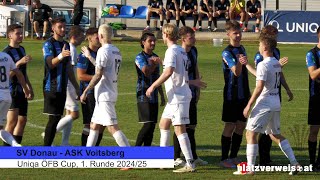 1 Runde UNIQA ÖFB Cup 2425 Donau  Voitsberg [upl. by Sirc279]