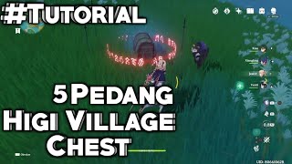 Higi Village Chest 5 Pedang  Genshin Impact  indonesia [upl. by Assinna]