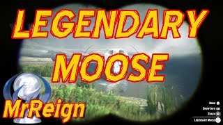 Red Dead Redemption 2  Hunting The Legendary Moose  Moose Antler Trinket [upl. by Rusty]