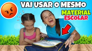 😂TROLLEI MINHA FILHA NÃO VOU COMPRAR MATERIAL ESCOLAR 2024 [upl. by Cchaddie418]