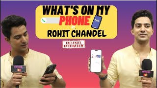 Whats On My Phone with Rohit Chandel  Live Call Dare  Pandya Store BTS Masti [upl. by Tjader]