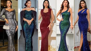 100 Stylish Sequined amp Sparkly Wedding Guest Dresses Get Ready to Shine [upl. by Akirdnahs]