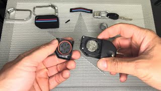 BMW motorcycle key fob battery replacement  BMW Motorrad schlüssel batterie wechseln [upl. by Yespmed]