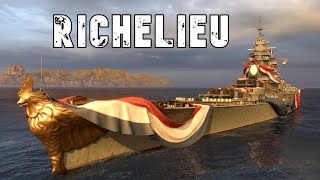 World of WarShips Richelieu  3 Kills 197K Damage [upl. by Eerahs802]