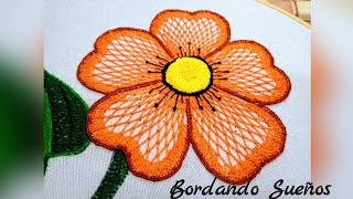 Hermoso bordado fantasía para flores de pétalos grandes [upl. by Mabelle259]