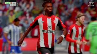 Brentford vs Sheffield Wednesday  EFL Cup Round of 16 FC 24 [upl. by Nodnab]