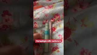 Self intermittent catheters spinalcordinjury paraplegic paraplegia paralysis catheter [upl. by Ylsel]