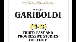 G Gariboldi 30 Easy and Progressive Studies for Flute 58 [upl. by Ettelegna]