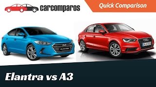 Elantra vs A3 Comparison [upl. by Maitland]