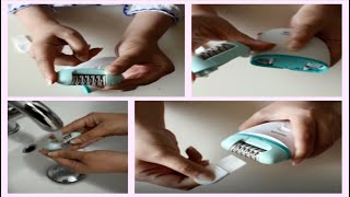 How to clean an epilator Philips Satinelle epilator [upl. by Acinad]