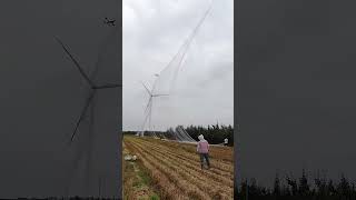 Field frame protective wire mesh process of Drones in Action  Good Tools amp Machinery make Work Easy [upl. by Analahs495]