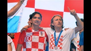 Luka Modrić HILARIOUS Voicecracks  Croatia World Cup Celebration [upl. by Metsky]