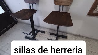 sillas de herreria [upl. by Haskins]