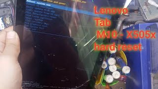 Lenovo Tab M10  X505x Hard Reset  Hard Reset Tab M10  x505x Lenovo [upl. by Kristan]