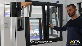 Apertura Oscilobatiente Ventanas de PVC [upl. by Ennailuj450]