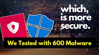 Windows Defender vs TotalAV Which is More Secure  We Tested With 600 Malware [upl. by Eidarb]