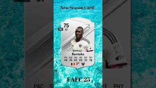 Benteke FC25 Card benteke belgium mls majorleaguesocccer messi euro2024 fc25 football [upl. by Grantley]