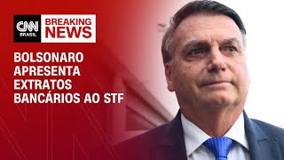 Bolsonaro apresenta extratos bancários ao STF  CNN NOVO DIA [upl. by Dnalerb]