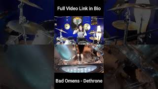 badomens666  Dethrone Drum Cover music drumcover badomens metal metalcore fgbgfm [upl. by Twila]