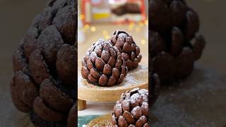 Brownie Tannenzapfen 🎄 rezept backen [upl. by Noivart]