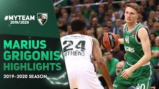 Marius Grigonis 20192020 season highlights [upl. by Rekyr753]