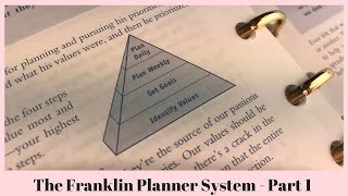 Franklin Planner System Part 1 What I LearnedWhy Plan The Planning Process Parts Of A Planner [upl. by Hudson]