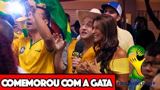 INCONVENIENTE CAUSOU NA COPA DO MUNDO COM A TORCIDA BRASILEIRA [upl. by Olumor335]