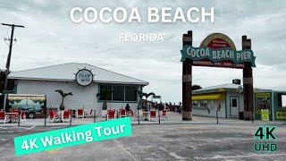 4K Walk at Cocoa Beach Pier  Cocoa Beach Florida [upl. by Genvieve]