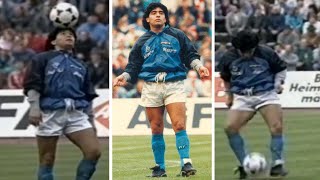 MARADONA ECHAUFFEMENT MYTHIQUE OU RIDICULE AVEC LE NAPOLI [upl. by Allard]