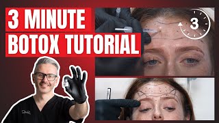 Simple Botox Tutorial  Common Botox Patterns  Botox Units Guide [upl. by Eseerehs]