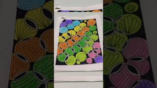 Penuh Warna art pattern zentangle drawing shorts [upl. by Adey76]