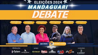 DEBATE MANDAGUARI  ELEIÇÕES 2024 [upl. by Kirred]