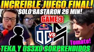 😲Teka y Os3xo a PARTIDA FINAL OG vs BLACKLIST Game 3😲Omg 26 minutos [upl. by Granoff569]