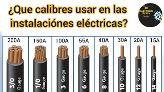 Que cables usar en las instalaciónes eléctricas [upl. by Melburn]