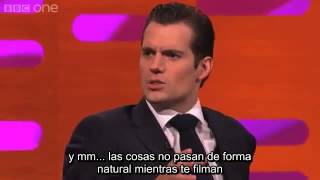 The Graham Norton Show  Henry Cavill Russell Crowe Talk About Kissing Funny  Sub español [upl. by Assirral]