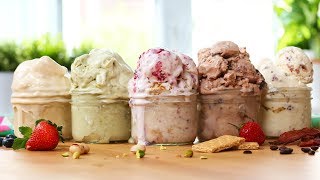 5 EASY Ice Cream Recipes  SOOOOO GOOD [upl. by Atikim239]