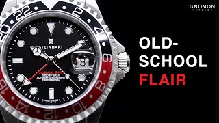 Steinhart Ocean 1 GMT BlackRed  Jubilee Bracelet [upl. by Calhoun]