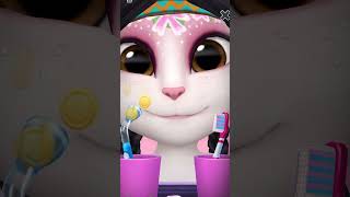 Talking Angela talkingangela funny cutecat comedy gaming shorts [upl. by Hocker]