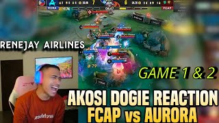 AKOSI DOGIE REACTION TO FALCONS APBREN vs AURORA GAME 1 [upl. by Haleigh]