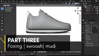 How to model a shoe in Blender  Timelapse [upl. by Ardyaf]