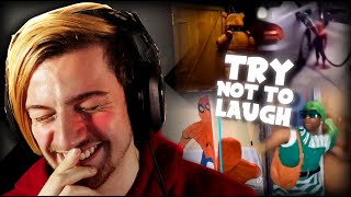 COMPLETELY WEAK FROM THESE CLIPS tears again  Try Not To Laugh Challenge [upl. by Itnava]