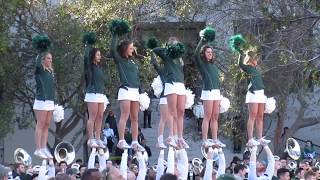 Michigan State Cheerleaders Redbox Bowl Pep Rally San Francisco California 2018 [upl. by Habas]