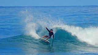 Ezekiel Lau Surfing South Shore [upl. by Dnesnwot]