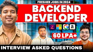 INTERVIEW ASKED QUESTIONS FOR BACKEND DEVELOPER [upl. by Agathy]