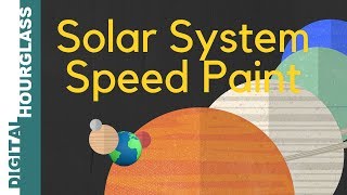 Solar System speed paint with MS paint [upl. by Dray273]