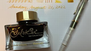 Pelikan M200 Golden Beryl Special Edition amp Edelstein Golden Beryl 2021 Ink of the Year [upl. by Matazzoni]