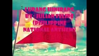 Lupang Hinirang with Lyrics Slide Show [upl. by Mehetabel]