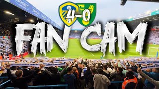 FAN CAM ‼️ ABSOLUTE SCENES AS LEEDS THRASH NORWICH 😍 Leeds 40 Norwich  PlayOff SemiFinal [upl. by Orutra]