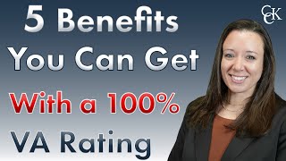 5 Benefits You Can Get With a 100 VA Disability Rating [upl. by Rizas]